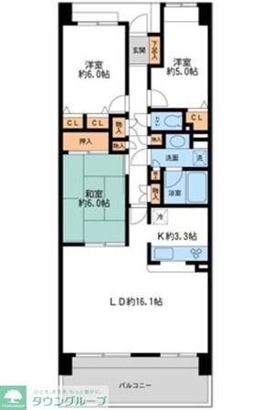 リーベスト西千葉の物件間取画像